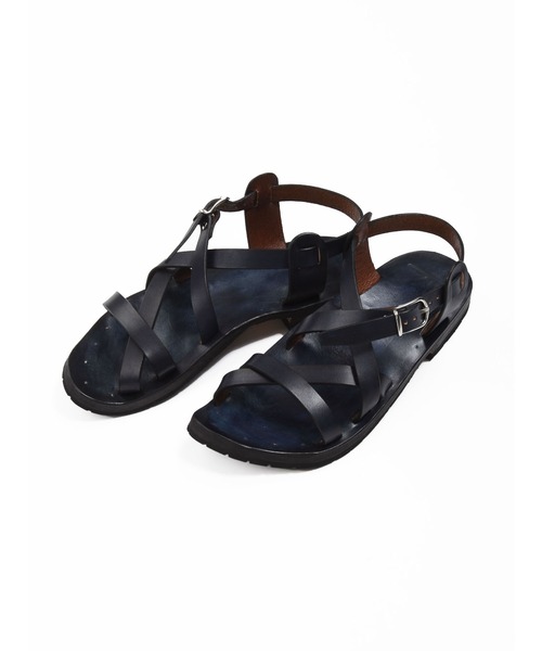 45R（フォーティファイブアール）の「藍レザー908SANDALS