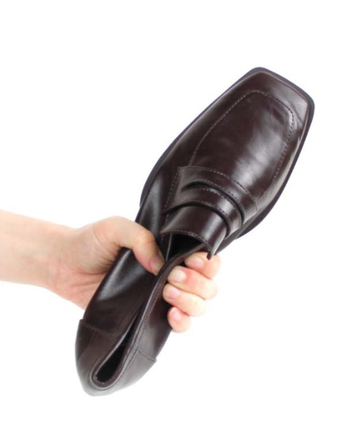 VIVIAN（ヴィヴィアン）の「スクエアトゥコインローファー（ローファー・レディース・ストーン/ゼブラ/ホワイト×ライム/ブラック系その他2/ブラウン系その他5・LL/S/M/L）」の9枚目の写真