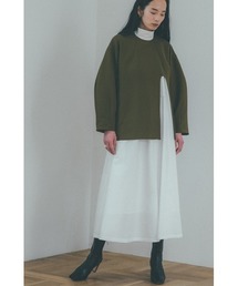 CLANE | ARCH CUT  DOUBLE CLOTH TOPS(シャツ/ブラウス)