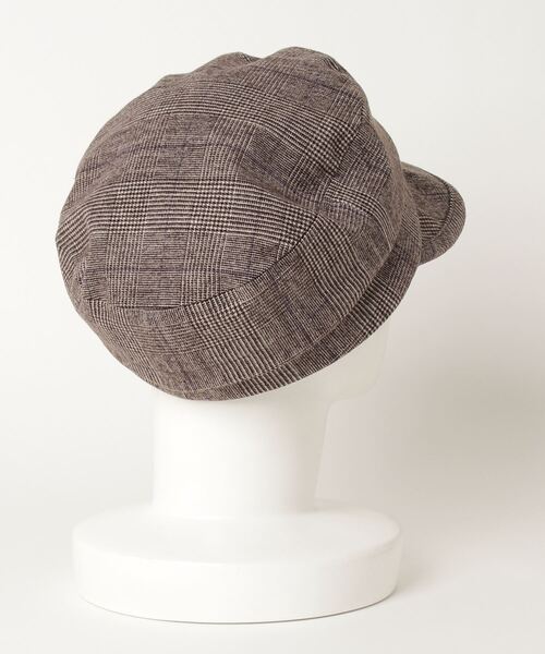 CA4LA(カシラ)の「MAT AS(キャスケット・メンズ・ブラウン/ブラック/チェック・ONESIZE)」の8枚目の写真