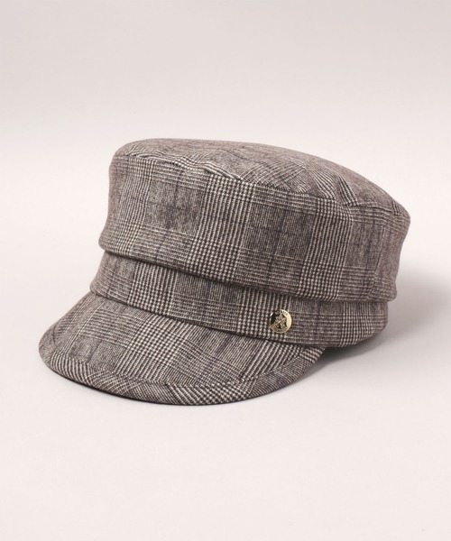 CA4LA(カシラ)の「MAT AS(キャスケット・メンズ・ブラウン/ブラック/チェック・ONESIZE)」の3枚目の写真