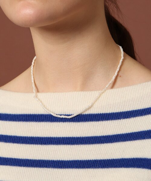 DRESSTERIOR（ドレステリア）の「◆HERMINA ATHENS(ヘルミナアテネ) 小粒パールネックレス（ネックレス・レディース・ホワイト・00）」の6枚目の写真