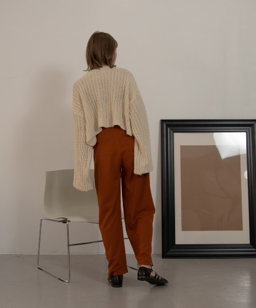 Amiur(エミレ)の「double belt pants(その他パンツ・レディース・ブラック/テラコッタ/アイボリー・M/S)」の12枚目の写真