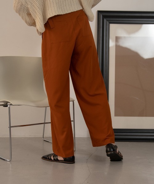 Amiur(エミレ)の「double belt pants(その他パンツ・レディース・ブラック/テラコッタ/アイボリー・M/S)」の15枚目の写真