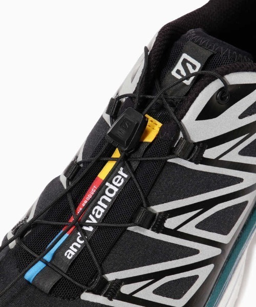 and wander（アンドワンダー）の「and wander/アンドワンダー　SALOMON XT-6 for and wander 5741278433（スニーカー・メンズ・ブラック・26/27/28/29）」の6枚目の写真