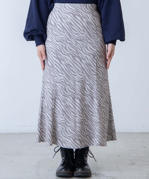 DuKKah（デュカ）の「Dukkah/【低身長向け】マーメイドロングスカート（スカート・レディース・ブラック/マスタード/アニマル・XS）」の11枚目の写真