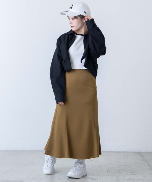 DuKKah（デュカ）の「Dukkah/【低身長向け】マーメイドロングスカート（スカート・レディース・ブラック/マスタード/アニマル・XS）」の13枚目の写真