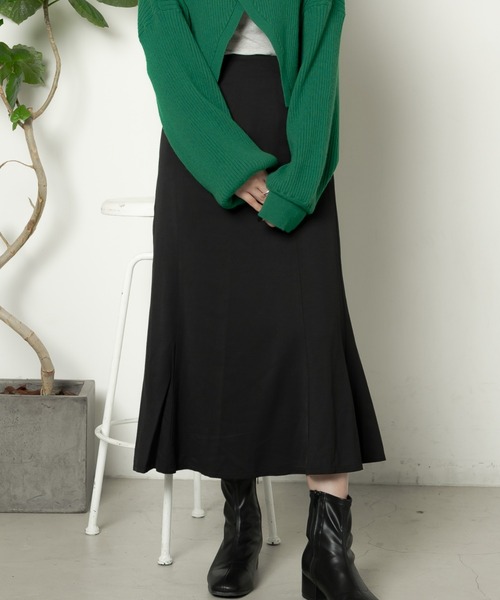 DuKKah（デュカ）の「Dukkah/【低身長向け】マーメイドロングスカート（スカート・レディース・ブラック/マスタード/アニマル・XS）」の19枚目の写真