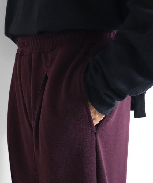 Confirm（コンファーム）の「センターピンタック イージーワイドスウェットパンツ 【Confirm】（スウェットパンツ・メンズ・ブラック/グリーン/ワイン・M/L）」の15枚目の写真