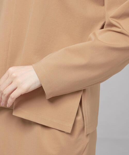 closet story(クローゼットストーリー)の「【WEB限定】<closet story>キーネックカットソー&タイトスカート セットアップ/ワンピース -ウォッシャブル-(ワンピース・レディース・ブラック/ベージュ・FREE)」の10枚目の写真