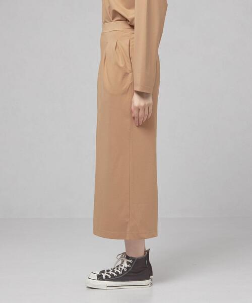 closet story(クローゼットストーリー)の「【WEB限定】<closet story>キーネックカットソー&タイトスカート セットアップ/ワンピース -ウォッシャブル-(ワンピース・レディース・ブラック/ベージュ・FREE)」の8枚目の写真