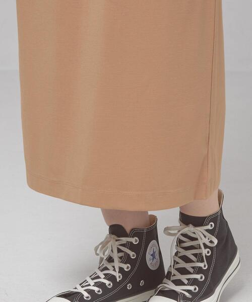 closet story(クローゼットストーリー)の「【WEB限定】<closet story>キーネックカットソー&タイトスカート セットアップ/ワンピース -ウォッシャブル-(ワンピース・レディース・ブラック/ベージュ・FREE)」の11枚目の写真