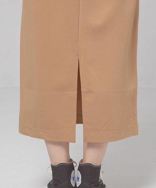 closet story(クローゼットストーリー)の「【WEB限定】<closet story>キーネックカットソー&タイトスカート セットアップ/ワンピース -ウォッシャブル-(ワンピース・レディース・ブラック/ベージュ・FREE)」の7枚目の写真