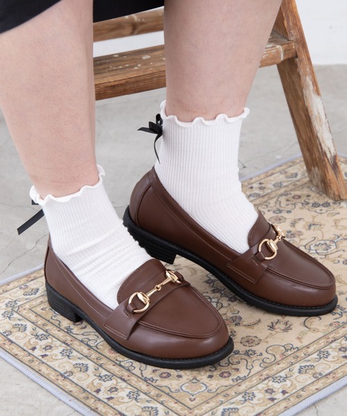 WEGO（ウィゴー）の「WEGO/アソートフラットローファー（ローファー・レディース・その他1/オフホワイト/ブラック系その他/ブラウン/その他2/ブラック・MEDIUM/SMALL/LARGE）」の21枚目の写真