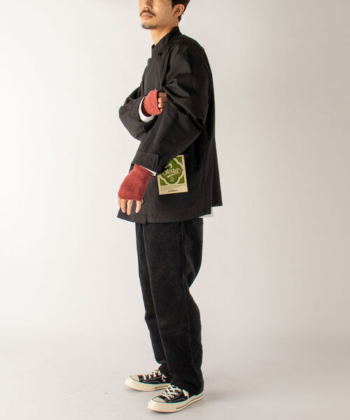 GLOSTER（グロスター）の「【GLOSTER/グロスター】JAPAN MADE アームカバー フィンガーレスグローブ（手袋・メンズ・ブラック/グレー/ベージュ/オリーブ/ワイン・FREE）」の10枚目の写真