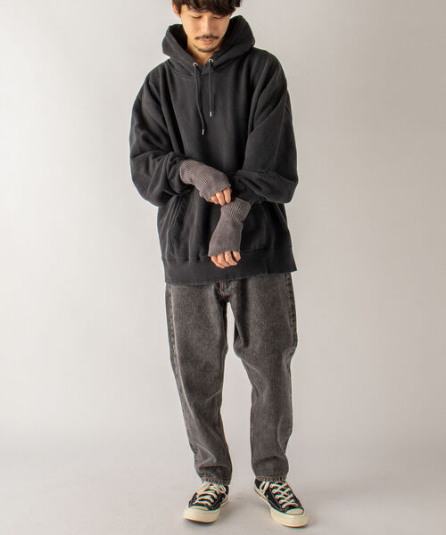 GLOSTER（グロスター）の「【GLOSTER/グロスター】JAPAN MADE アームカバー フィンガーレスグローブ（手袋・メンズ・ブラック/グレー/ベージュ/オリーブ/ワイン・FREE）」の13枚目の写真