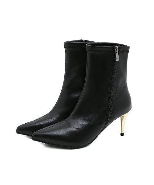 Futier land（フューティアランド）の「アウトサイドZIPショートブーツ（ブーツ・レディース・アイボリー/ブラック/ブラウン・36/37/38/39/40）」の18枚目の写真