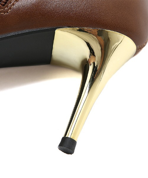 Futier land（フューティアランド）の「アウトサイドZIPショートブーツ（ブーツ・レディース・アイボリー/ブラック/ブラウン・36/37/38/39/40）」の7枚目の写真