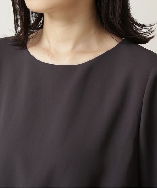 NATURAL BEAUTY BASIC(ナチュラルビューティーベーシック)の「ゴアードフレアワンピース(ワンピース・レディース・チャコールグレー/ベージュ/ピンク・SMALL/MEDIUM)」の16枚目の写真