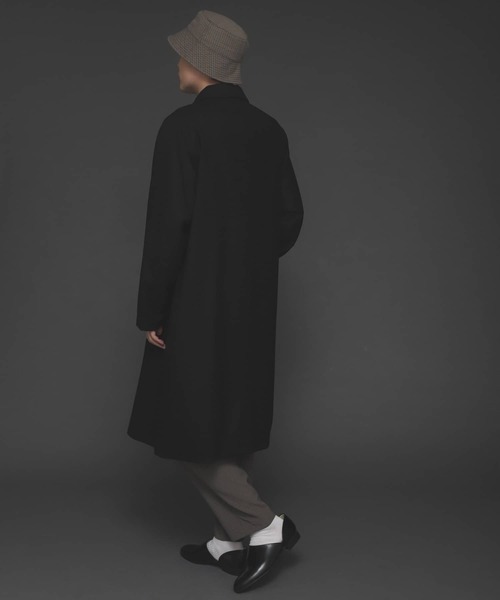 SENSE OF PLACE by URBAN RESEARCH(センスオブプレイスバイアーバンリサーチ)の「『セットアップ対応』CARREMANステンカラーコート(ステンカラーコート・メンズ・チャコールグレー/ブラック/カーキ・MEDIUM/LARGE)」の11枚目の写真