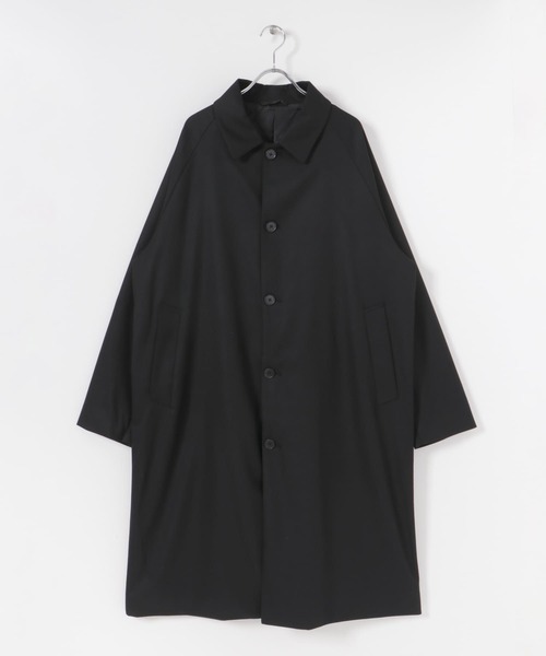 SENSE OF PLACE by URBAN RESEARCH(センスオブプレイスバイアーバンリサーチ)の「『セットアップ対応』CARREMANステンカラーコート(ステンカラーコート・メンズ・チャコールグレー/ブラック/カーキ・MEDIUM/LARGE)」の21枚目の写真