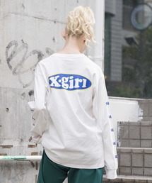 X-girl | OVAL LOGO L/S TEE(Tシャツ/カットソー)