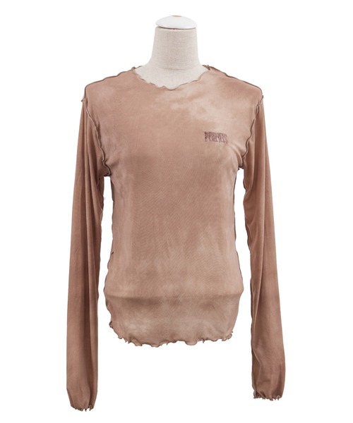 PUNYUS（プニュズ）の「タイダイメロウトップス（Tシャツ/カットソー・レディース・パープル/ブラウン/ダークグレー・4/1/2/3）」の17枚目の写真