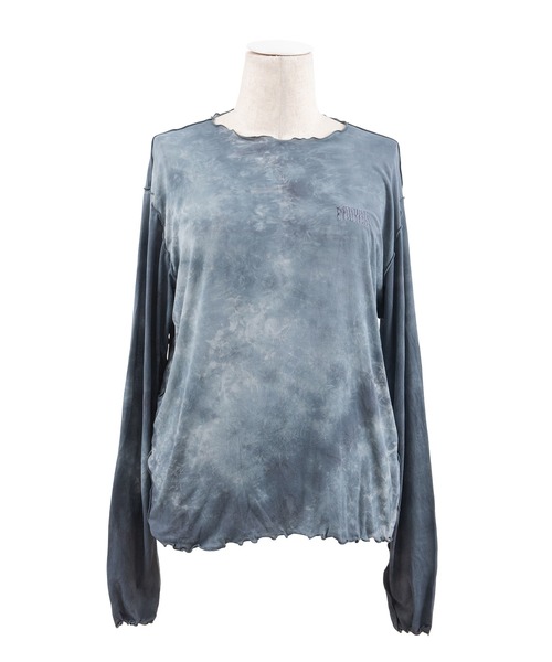 PUNYUS（プニュズ）の「タイダイメロウトップス（Tシャツ/カットソー・レディース・パープル/ブラウン/ダークグレー・4/1/2/3）」の19枚目の写真