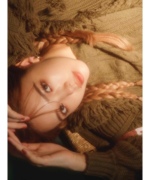 CALNAMUR（カルナムール）の「フリンジ2WAYニット（ニット/セーター・レディース・カーキ/ブラウン/レッド・FREE）」の16枚目の写真