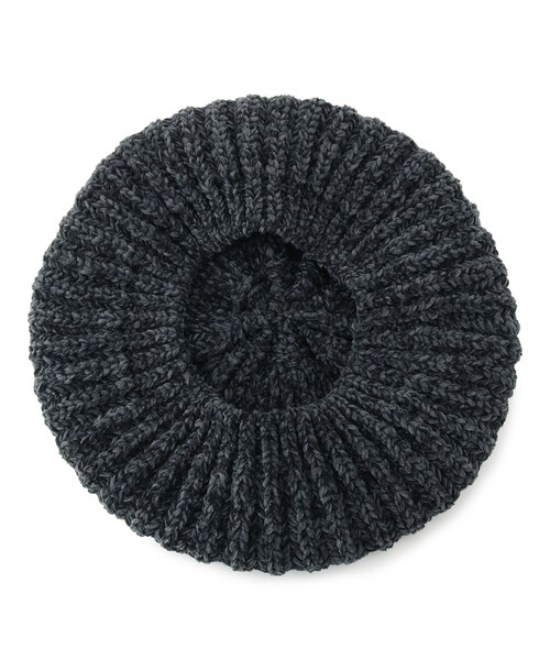 DRESKIP(ドレスキップ)の「◆モールベレー(ハンチング/ベレー帽・レディース・ダークグレー/ブラック/ライトベージュ・00)」の7枚目の写真