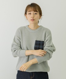 URBAN RESEARCH Sonny Label | ハリスツイードポケットニットプルオーバー(Tシャツ/カットソー)