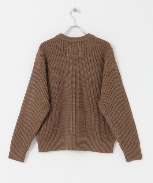 URBAN RESEARCH Sonny Label（アーバンリサーチサニーレーベル）の「ハリスツイードポケットニットプルオーバー（Tシャツ/カットソー・レディース・ネイビー/オフホワイト/ライトグレー/ブラウン・FREE）」の8枚目の写真