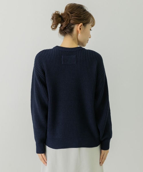 URBAN RESEARCH Sonny Label（アーバンリサーチサニーレーベル）の「ハリスツイードポケットニットプルオーバー（Tシャツ/カットソー・レディース・ネイビー/オフホワイト/ライトグレー/ブラウン・FREE）」の15枚目の写真