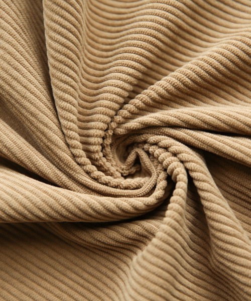 La-gemme（ラジェム）の「コーデュロイロングスカート（スカート・レディース・ブラック/ブラウン/ベージュ/レッド・M/L）」の7枚目の写真