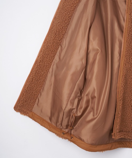CIAOPANIC TYPY（チャオパニックティピー）の「【Fine 2月号掲載】【OSORO】ボア スタンドブルゾン（ブルゾン・メンズ・チャコールグレー/アイボリー/キャメル・M/L）」の6枚目の写真
