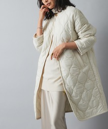 RIVE DROITE | 大人の為のカジュアルコート　エンジョイショッピングキルトコート(ノーカラージャケット)