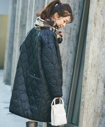 RIVE DROITE | 大人の為のカジュアルコート　エンジョイショッピングキルトコート(ノーカラージャケット)