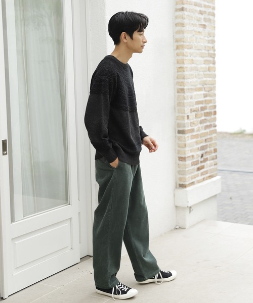 LAKOLE（ラコレ）の「求心ジャカードニットプルオーバー / 957531（ニット/セーター・メンズ・ブラウン/アイボリー/チャコール・MEDIUM/LARGE）」の22枚目の写真