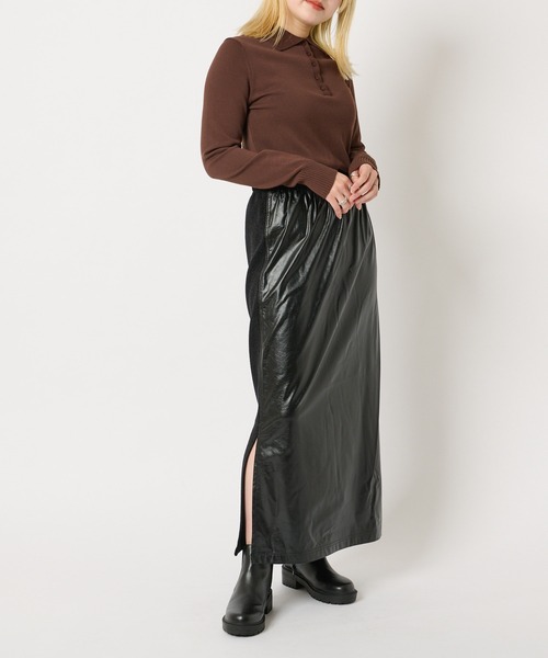 CIAOPANIC(チャオパニック)の「マルチwayスリットスカート(スカート・レディース・ブラック/グレー/ブラウン・FREE)」の18枚目の写真