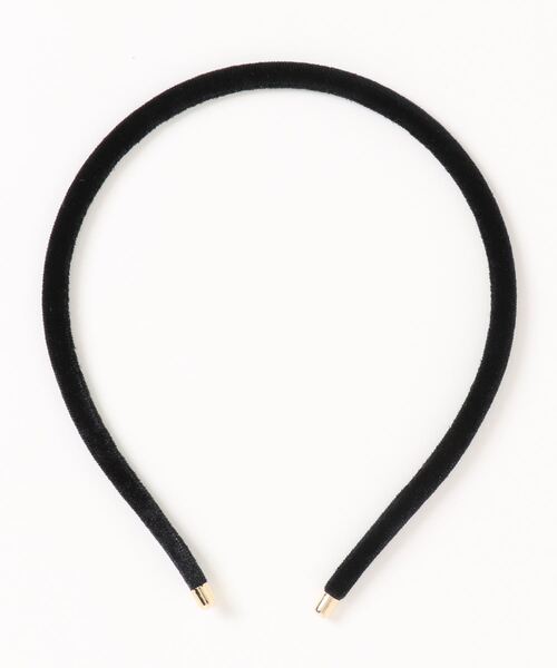 mystic（ミスティック）の「ラウンドベロアカチューシャ（カチューシャ・レディース・ブラック・ONE SIZE）」の2枚目の写真