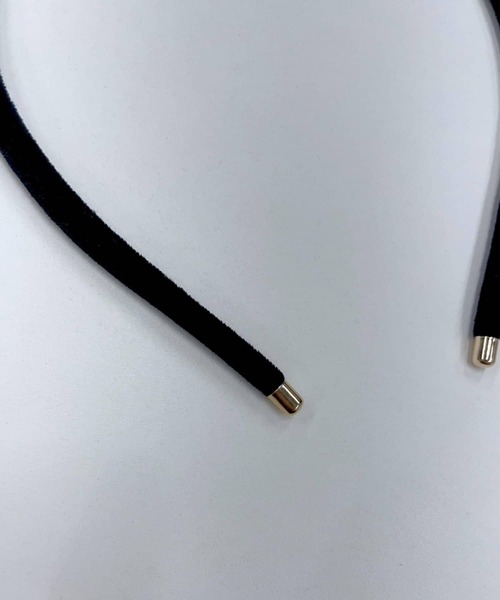 mystic（ミスティック）の「ラウンドベロアカチューシャ（カチューシャ・レディース・ブラック・ONE SIZE）」の5枚目の写真