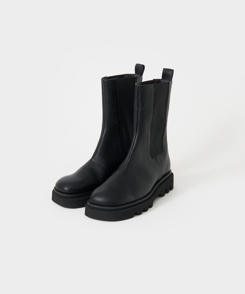 Au BANNISTER（オゥバニスター）の「【WEB限定/晴雨兼用】トラックソールブーツ（ブーツ・レディース・ブラック/シルバー/アイボリー・S/M/L）」の17枚目の写真