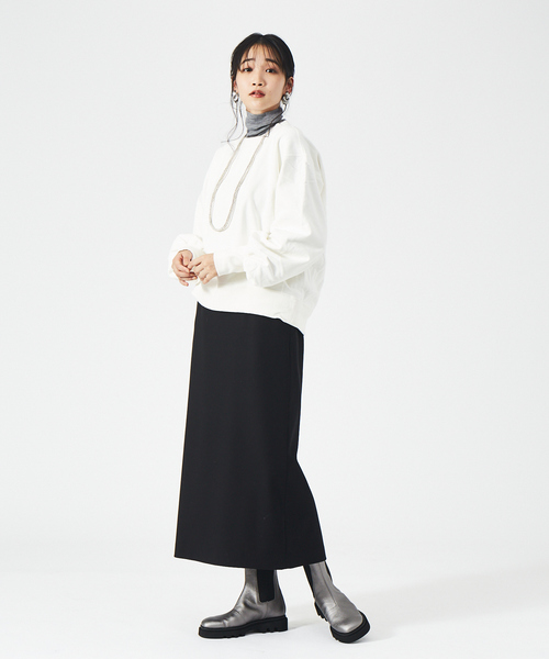 Au BANNISTER（オゥバニスター）の「【WEB限定/晴雨兼用】トラックソールブーツ（ブーツ・レディース・ブラック/シルバー/アイボリー・S/M/L）」の20枚目の写真