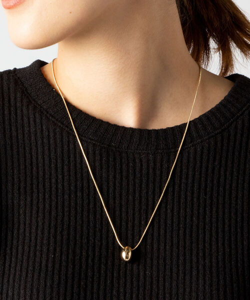 NOLLEY’S（ノーリーズ）の「◇【WEB限定】エッグパーツネックレス（ネックレス・レディース・シルバー/ゴールド・FREE）」の3枚目の写真