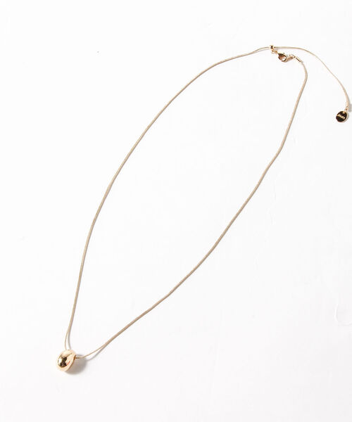 NOLLEY’S（ノーリーズ）の「◇【WEB限定】エッグパーツネックレス（ネックレス・レディース・シルバー/ゴールド・FREE）」の7枚目の写真