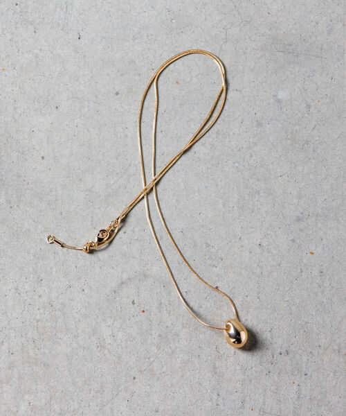 NOLLEY’S（ノーリーズ）の「◇【WEB限定】エッグパーツネックレス（ネックレス・レディース・シルバー/ゴールド・FREE）」の8枚目の写真