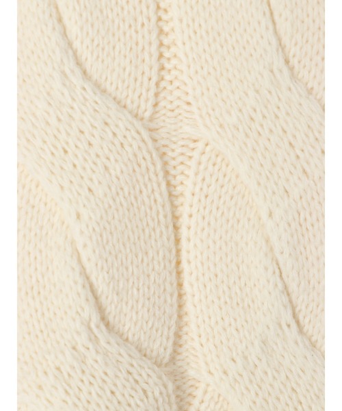 AMERICAN HOLIC（アメリカンホリック）の「ケーブルニットZIPブルゾン（カーディガン/ボレロ・レディース・アイボリー・M/L）」の21枚目の写真