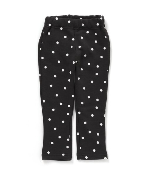 apres les cours（アプレレクール）の「裏毛総柄/7days Style pants 10分丈（その他パンツ・キッズ・ブラック/チャコール/サックスブルー/グレー/ベージュ/ミント/キナリ・100/110/130/80/90/120）」の5枚目の写真