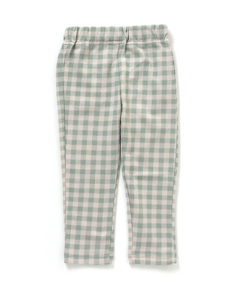 apres les cours（アプレレクール）の「裏毛総柄/7days Style pants 10分丈（その他パンツ・キッズ・ブラック/チャコール/サックスブルー/グレー/ベージュ/ミント/キナリ・100/110/130/80/90/120）」の6枚目の写真