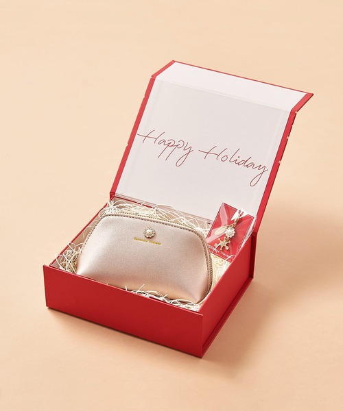 プレゼントに最適　印傳屋　印伝　INDEN-YA 創作ブランドフォルキィポーチ クリスマスプレゼント印傳屋 印伝 INDEN-YA 創作ブランドフォル